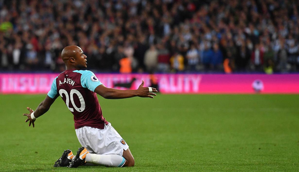 3. Andre Ayew - West Ham. (AFP/Ben Stansall)