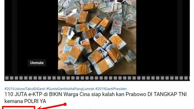 Akun SY yang digunakan untuk menyebarkan hoaks