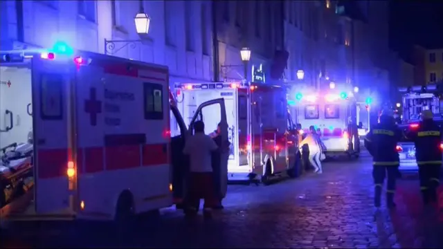 Ledakan terjadi di sebuah bar di Ansbach, Jerman, dan mengakibatkan satu orang tewas