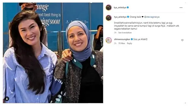 Stevie Agnecya Meninggal Dunia, Ini 8 Ucapan Duka Artis yang Sempat Tak Percaya