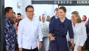 Putri Mahkota Swedia Victoria Lihat Langsung Teknologi Genom Indonesia