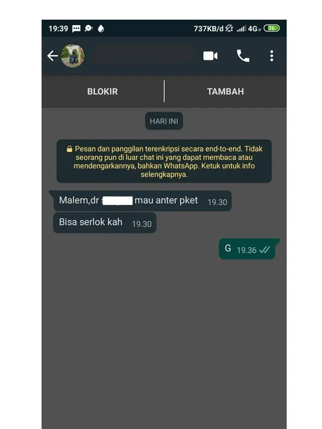 6 Chat Penerima Barang Prank ke Kurir Ini Bikin Geregetan