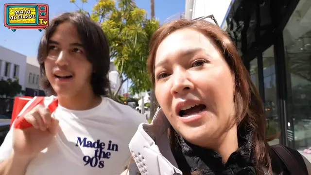 6 Momen Liburan Maia Estianty Ke Los Angeles Bersama Suami dan El Rumi
