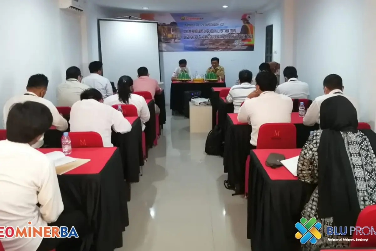 Diklat Pengawas Operasional Pertama bagi Pekerja Tambang Skala Kecil di Provinsi Sulawesi Barat. Foto: Geominerba