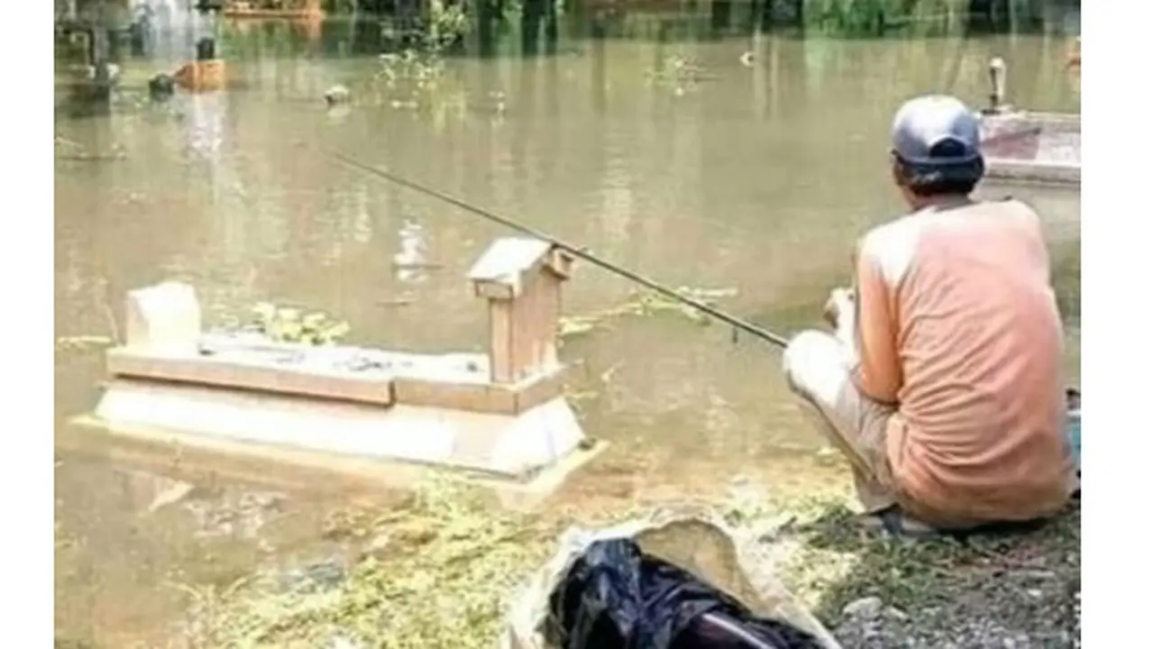6 Potret Lokasi Mancing Ini Tidak Biasa, Bikin Tepuk Jidat