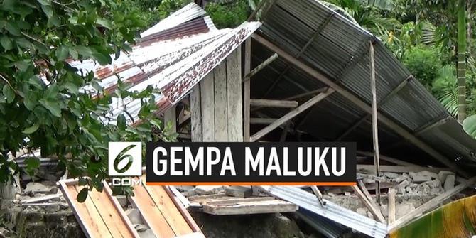 VIDEO: Masih Trauma, Ribuan Warga Korban Gempa Maluku Mengungsi