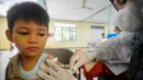 Kementerian Kesehatan menggelar Bulan Imunisasi Anak Sekolah (BIAS) ditujukan kepada siswa SD atau sederajat. (merdeka.com/Arie Basuki)