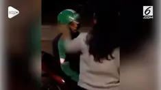 Seorang wanita terekam kamera menampar driver ojek online lantaran diminta hal ini.