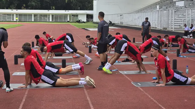Latihan timnas Indonesia U-22