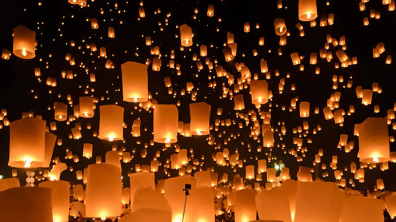 Ilustrasi lampion