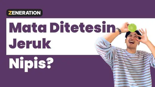 VIDEO: Viral Air Perasan Jeruk Nipis Bisa Sembuhkan Mata, Ini Penjelasannya