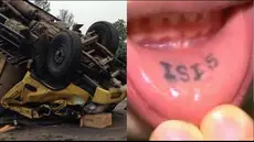 Sebuah truk molen terbalik setelah menghantam atap kolong jalan tol di kawasan Penjaringan, Jakarta Utara. Remaja di New York, Amerika Serikat dipecat dari tempat kerjanya gara-gara memiliki tato ISIS. Namun ia berdalih tulisan 'ISIS' di balik bibirn...
