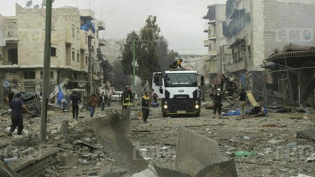 Serangan Militer Suriah ke Markas Militan di Idlib