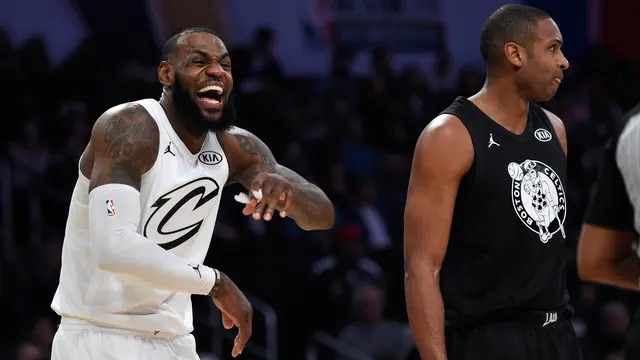LeBron James Raih MVP NBA All Star 2018