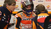 MEMBAIK - Kondisi cedera membaik, Dani Pedrosa akan pacu motornya di GP Italia. (ASSOCIATED PRESSAP)