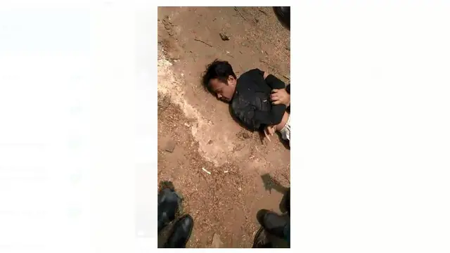 Terduga pelaku penyerangan Menko Polhukam Wiranto saat ditangkap