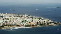 Ibu kota Maladewa, Male, dilihat dari udara (AP Photo)
