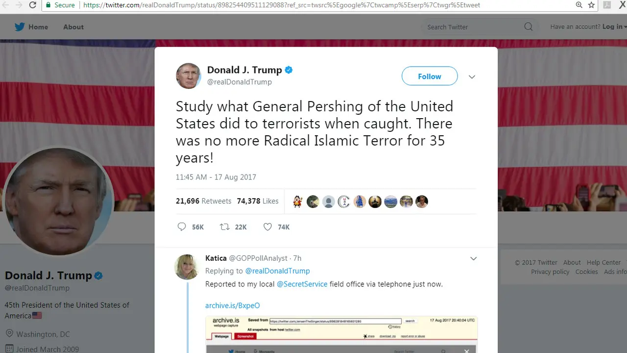 (@realDonaldTrump/Twitter)