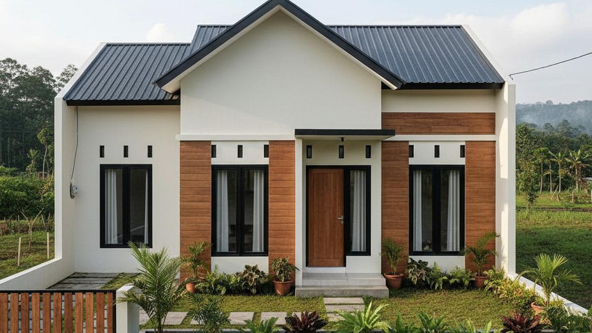 9 Ide Rumah Sederhana Modern di Kampung yang Bikin Betah dan Nyaman