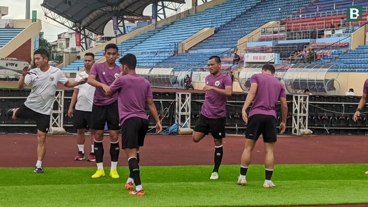 Latihan Timnas Indonesia - SEA Games 2021