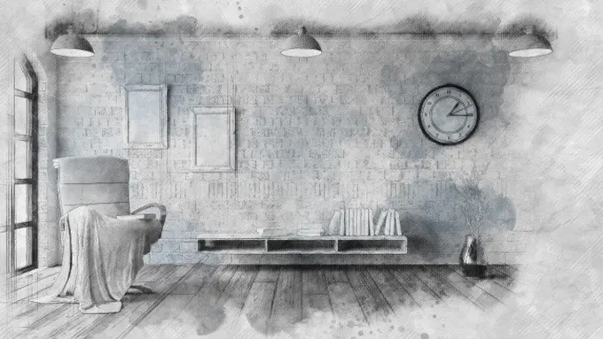 Sketsa Rumah 10x20 (credit: kjpargeter/freepik)