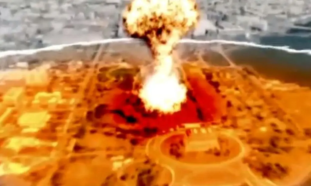 Korut Rilis Film Propaganda Perlihatkan Ibukota AS Dibom Nuklir (DPRK Today/ Guardian)