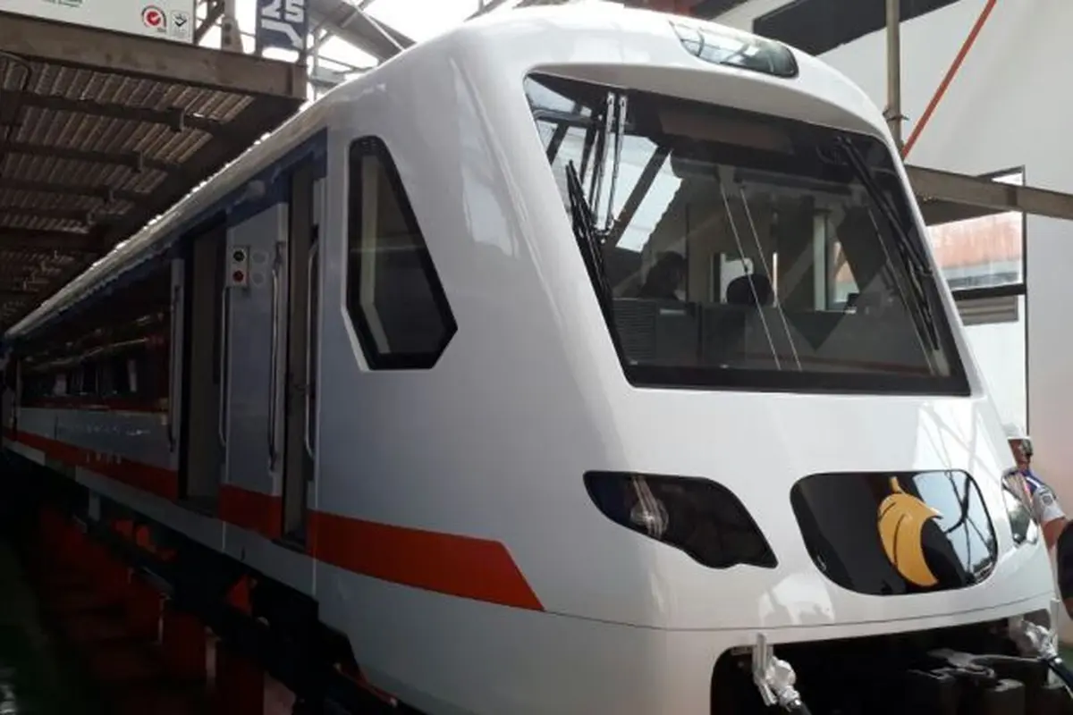 Penampakan Kereta Bandara (Ilyas/Liputan6.com)