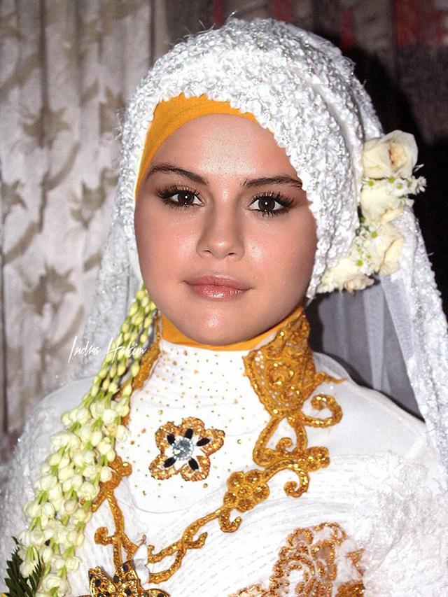 6 Editan Foto Selena Gomez Jadi Orang Indonesia Ini Bikin Ngakak