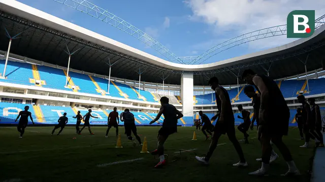 Official Training Borneo FC Jelang Leg Kedua Semifinal Championship Series BRI Liga 1 2023/2024 Kontra Madura United