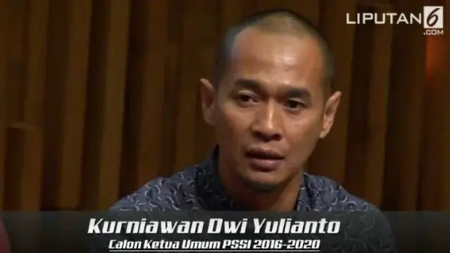 Debat Calon Ketua Umum PSSI (Liputan6.com)