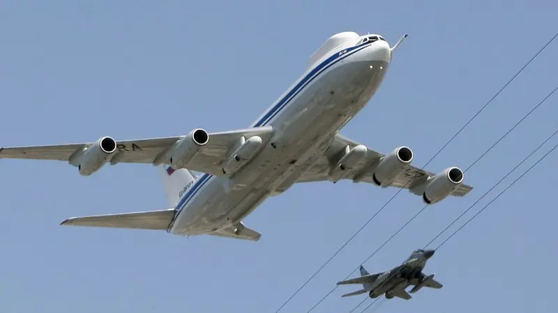 Pesawat Il-80 Rusia yang dijuluki Pesawat Hari Kiamat. (Xinhua)