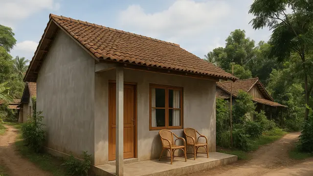 14 Gambar Rumah Sederhana Ukuran 6x9 di Kampung, Cocok untuk Hunian Nyaman dan Hemat Biaya