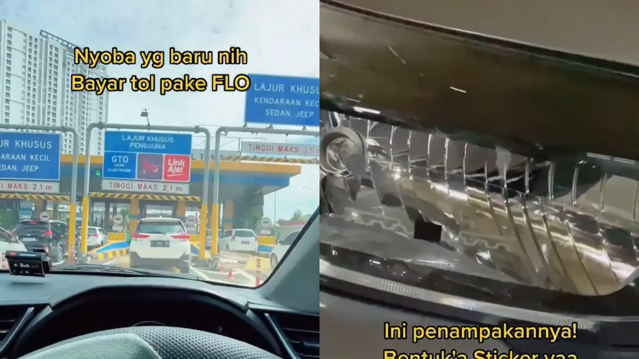 Sticker RFID masuk Tol