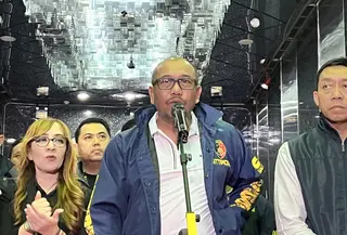 Dirtipidum Bareskrim Polri Brigjen Pol Wira Satya Triputra saat konferensi pers di perkantoran Hayam Wuruk Plaza Tower, Jakarta Barat. (Liputan6.com/Winda Nelfira)
