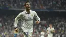 7. Alvaro Morata, gagal mendapat tempat di Real Madrid membuatnya pindah ke Juventus. Setelah tampil baik di Serie A, El Real mengaktifkan klausul pembelian kembali sang pemain pada bursa transfer musim panas musim ini. (AFP/Pierre-Philippe Marcou)