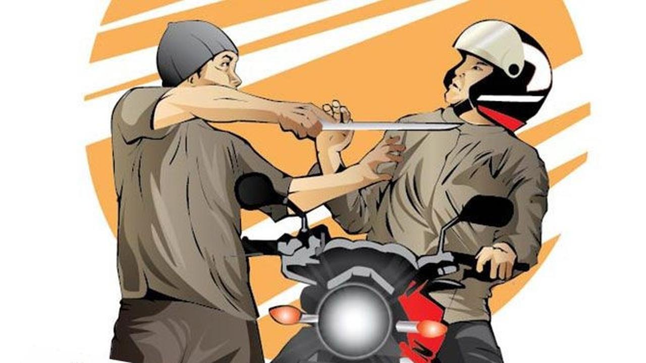 Ilustrasi pembegalan motor (Istimewa)