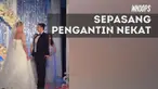 Hal ini dilakukan agar sang mempelai wanita tak terlihat gemuk di pesta pernikahan mereka. 