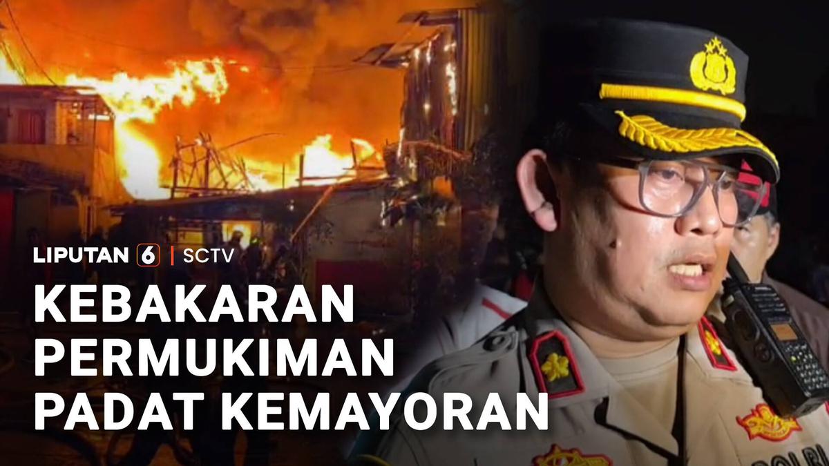 Kebakaran Permukiman Padat Penduduk di Kemayoran