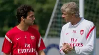 Cesc Fabregas Tulis Pesan Emosional untuk Arsene Wenger