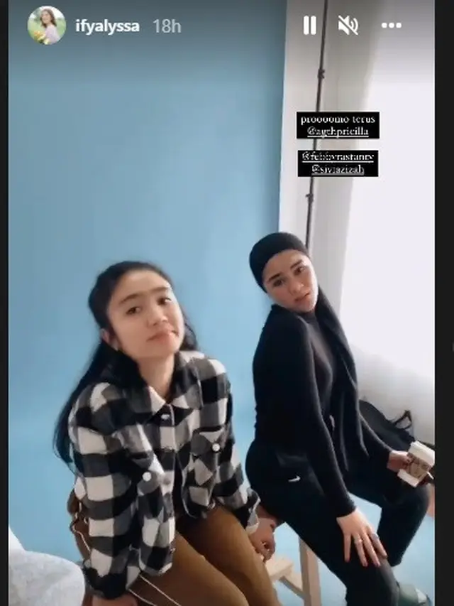 Reuni girlband Blink setelah 5 tahun bubar (Foto: Instagram/@ifyalyssa)