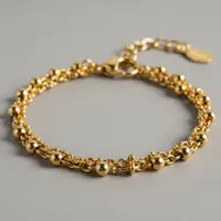 Emas Rantai Model Gelang Emas Terbaru. (Foto: Gemini AI)