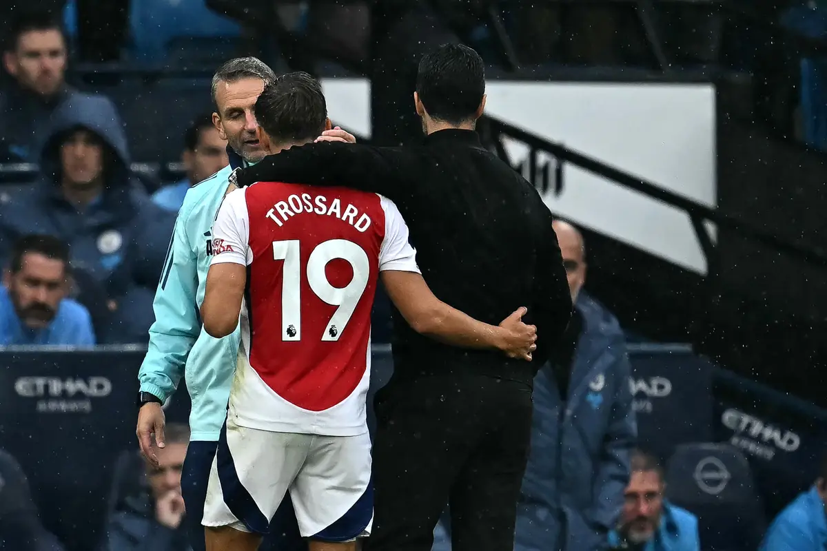 Leandro Trossard, Mikel Areta, Arsenal