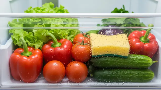 Cuma Pakai Spons Dapur, Ini Trik Bikin Sayur di Kulkas Lebih Tahan Lama