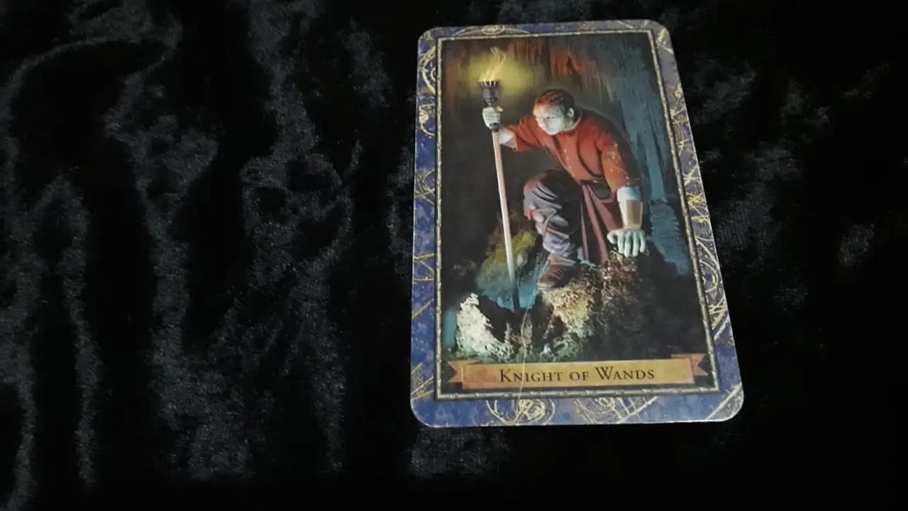 Knight of Wands, kartu yang terbuka Tarot Hari Ini Sabtu, 11 Agustus 2018. (Foto: Elisabet Kusumodewi)