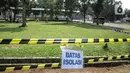 Suasana hari pertama pengoprasian Rs. Darurat Covid Asrama Haji Pondok Gede, Jakarta, Sabtu (10/7/2021). Rs. Darurat Covid Asrama Haji Pondok Gede akan mulai beroperasi pada Sabtu (10/7/2021) dengan daya tampung 900 tempat tidur isolasi, 50 ICU, dan 40 HCU. (Liputan6.com/Faizal Fanani)