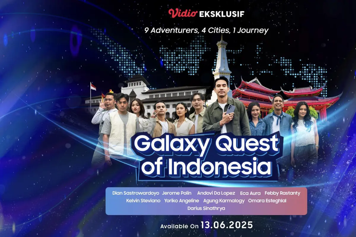 Vidio Eksklusif - Galaxy Quest of Indonesia Bawa Petualangan Seru 9 Selebriti Jelajah Kota Ikonik di Tanah Air
