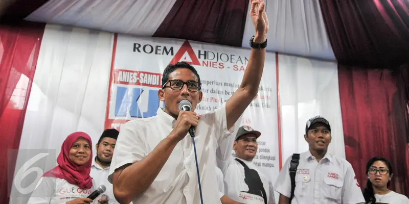 Sandiaga Uno Sosialisasikan Program KJP Plus di Batu Ampar 