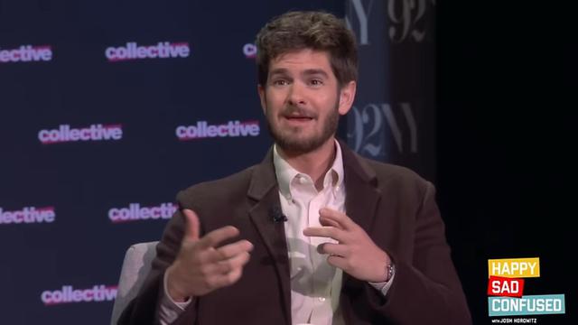 Andrew Garfield di Podcast "Happy Sad Confused" (YouTube/Josh Horowitz)