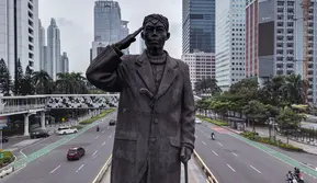 Patung Jenderal Sudirman Tetap Berdiri Tegak di Dukuh Atas