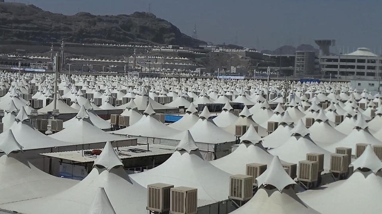 Tenda-tenda jemaah haji